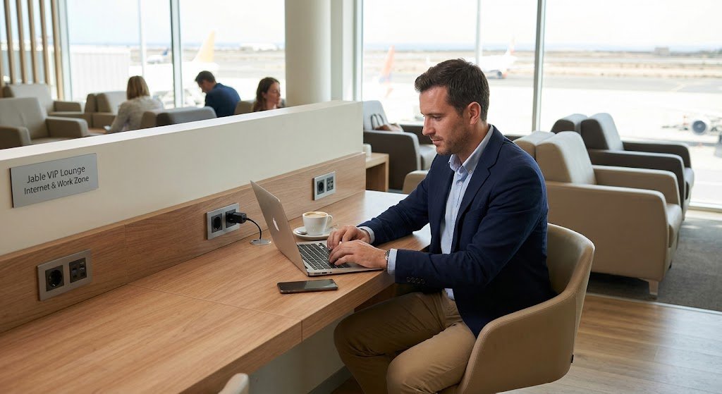 Jable VIP Airport Lounge Internet and work hub