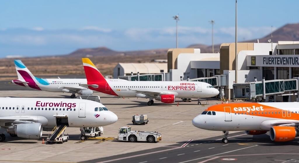Airlines at Fuerteventura Airport